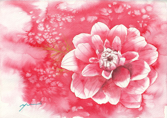 12月水彩色鉛筆教室 「Happy New Year!」